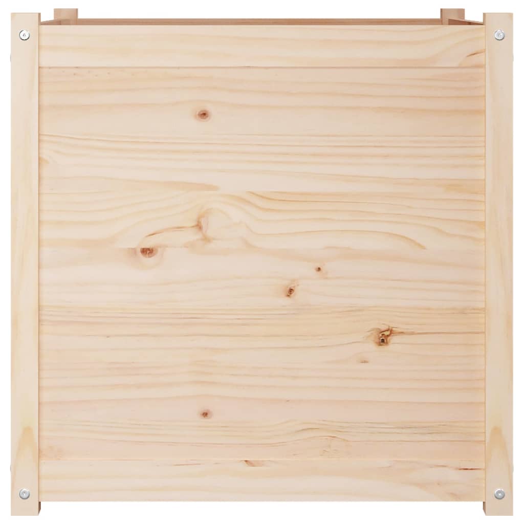 Garden Planter 27.6"x27.6"x27.6" Solid Wood Pine