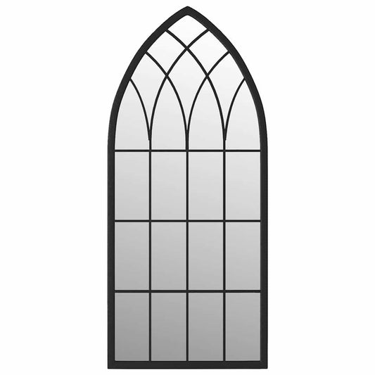 Mirror | Black | Iron, Glass | 70x30 cm | Decorative Inlays | Mirror