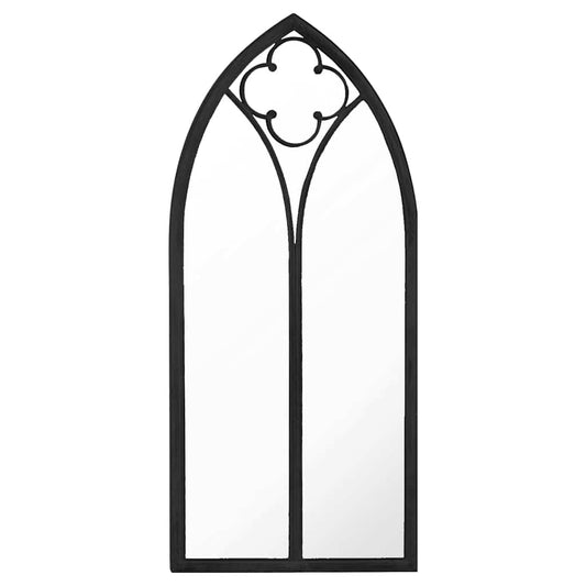 Mirror | Black | Iron, glass | 70 x 30 cm | Decorative Inlays | Mirror