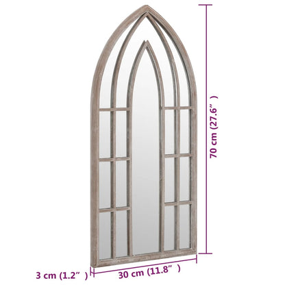 Mirror Sand 70x30 cm Iron for Indoor Use