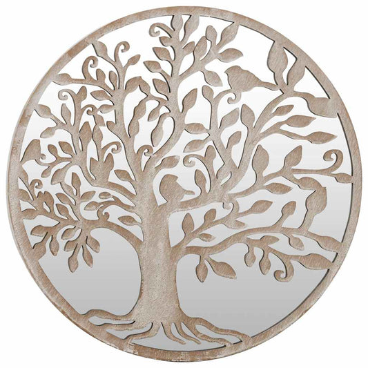 Mirror | Sand | Iron and Glass | 40 cm diameter | Decorative Inlays