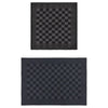 10 Piece Towel Set Black and Grey Cotton