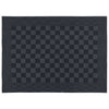 10 Piece Towel Set Black and Grey Cotton