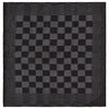 10 Piece Towel Set Black and Grey Cotton
