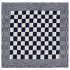 10 Piece Towel Set Blue and White Cotton