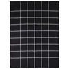 12 Piece Towel Set Black Cotton