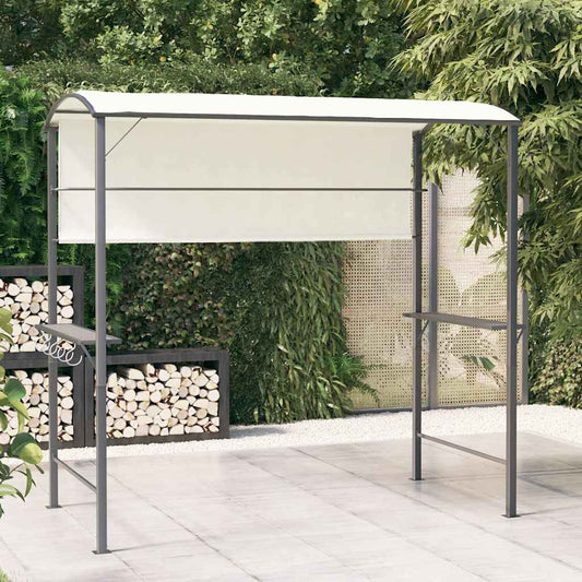 Gazebo | Cream | Polyester with PA coating, powder-coated metal