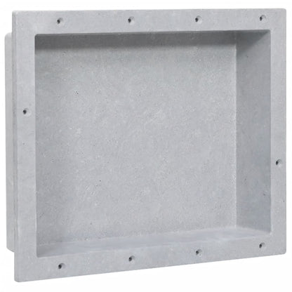 Shower Niche Matt Grey 41x51x10 cm