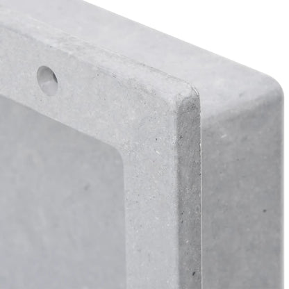 Shower Niche Matt Grey 41x51x10 cm