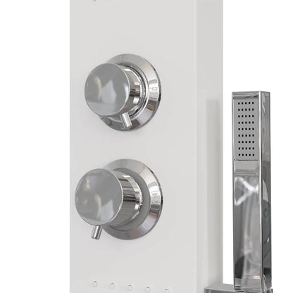Shower Panel System Aluminium White