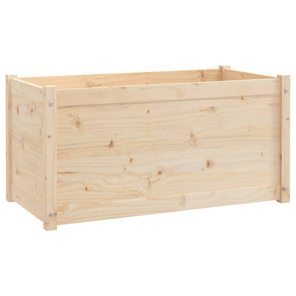 Garden Planter 39.4"x19.7"x19.7" Solid Wood Pine