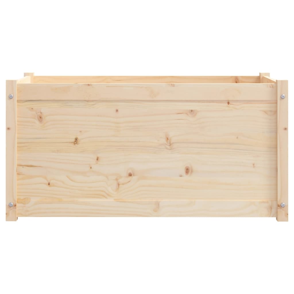 Garden Planter 39.4"x19.7"x19.7" Solid Wood Pine