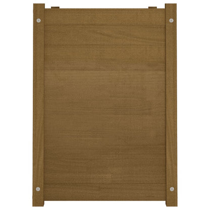 Garden Planter Honey Brown 39.4"x19.7"x27.6" Solid Wood Pine