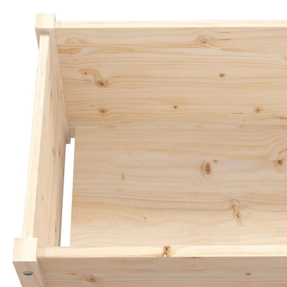 Garden Planters 2 pcs 78.7"x12.2"x12.2" Solid Wood Pine