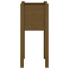Garden Planter Honey Brown 31x31x70 cm Solid Pinewood