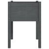 Garden Planter Grey 50x50x70 cm Solid Pinewood