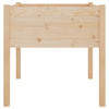 Garden Planters 2 pcs 70x70x70 cm Solid Pinewood