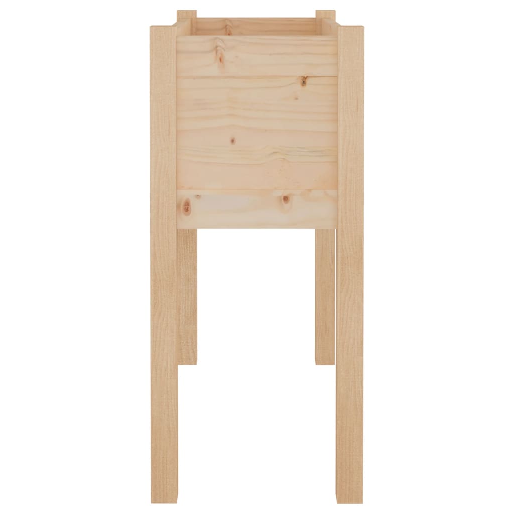 Garden Planter 27.6"x12.2"x27.6" Solid Wood Pine