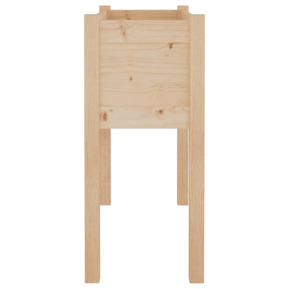 Garden Planters 2 pcs 27.6"x12.2"x27.6" Solid Wood Pine