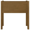 Garden Planter Honey Brown 70x31x70 cm Solid Pinewood