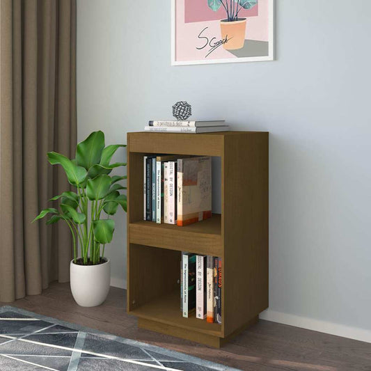 Book Cabinet | Honey brown | Solid pinewood | Compact size | Book Cabinet