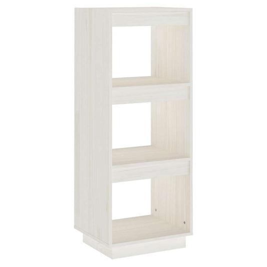 Book Cabinet | White | Solid pinewood | Medium | Book Cabinet