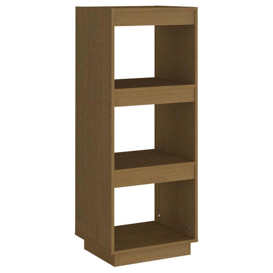 Book Cabinet | Honey Brown | Solid Pinewood | Medium | Book Cabinet