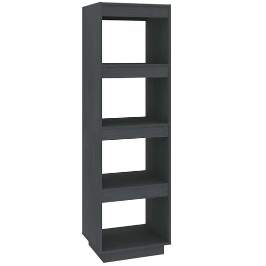Book Cabinet | Grey | Solid Pinewood | Medium | Book Cabinet