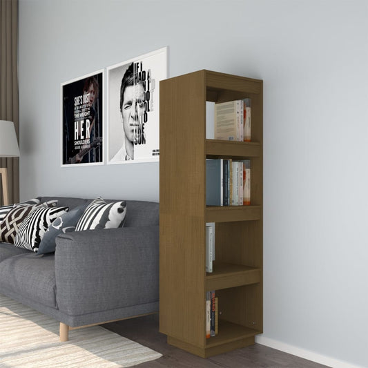 Book Cabinet | Honey brown | Solid pinewood | Medium | Book Cabinet