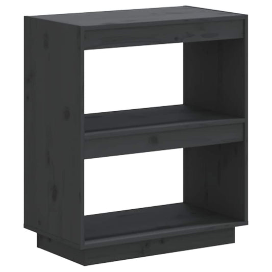 Book Cabinet | Grey | Solid pinewood | Medium | Book Cabinet