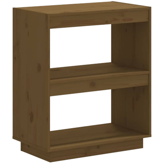 Book Cabinet | Honey brown | Solid pine wood | Medium | Book Cabinet