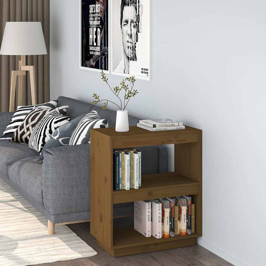 Book Cabinet | Honey brown | Solid pine wood | Medium | Book Cabinet