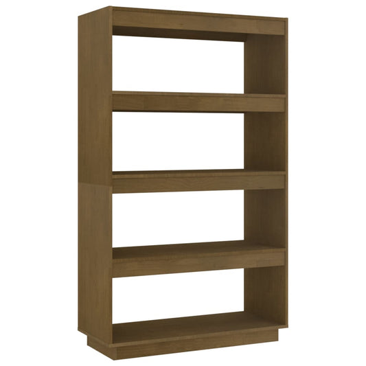 Book Cabinet | Honey brown | Solid pinewood | 80x35x135 cm | Sleek