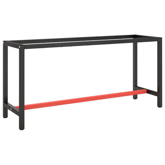 Work Bench Frame | Matte Black | Powder-coated metal | Medium | Durable