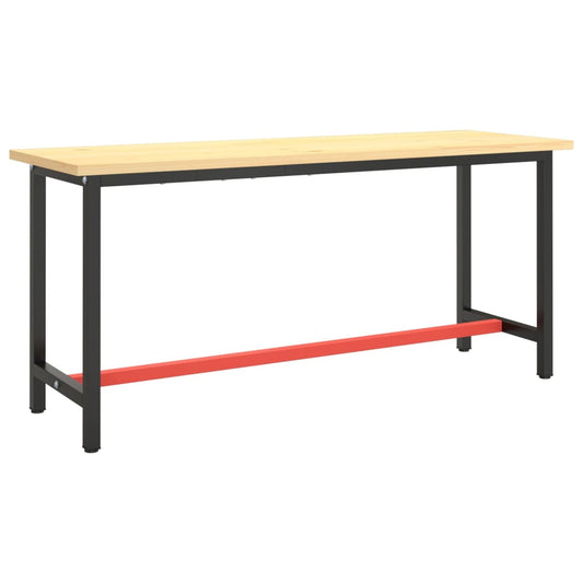 Work Bench Frame | Matte Black | Powder-coated metal | Medium | Durable