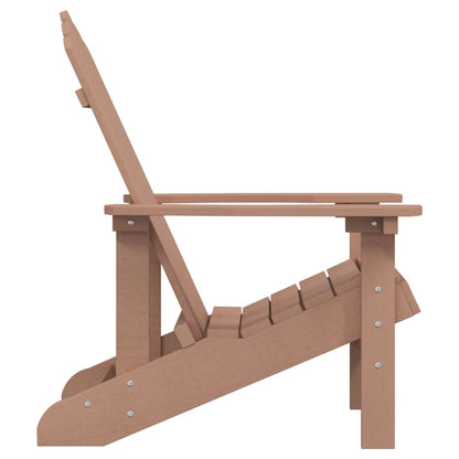 Garden Chair | Brown | HDPE and Stainless Steel | Medium