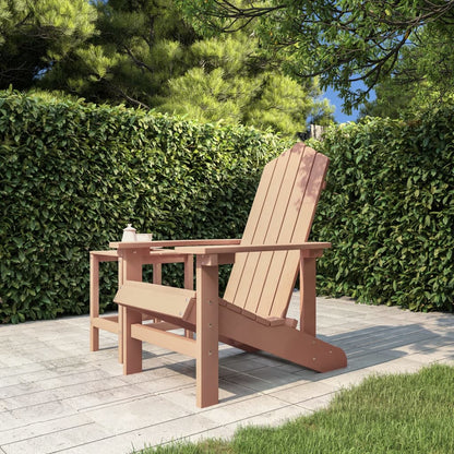 Garden Chair | Brown | HDPE and Stainless Steel | Medium