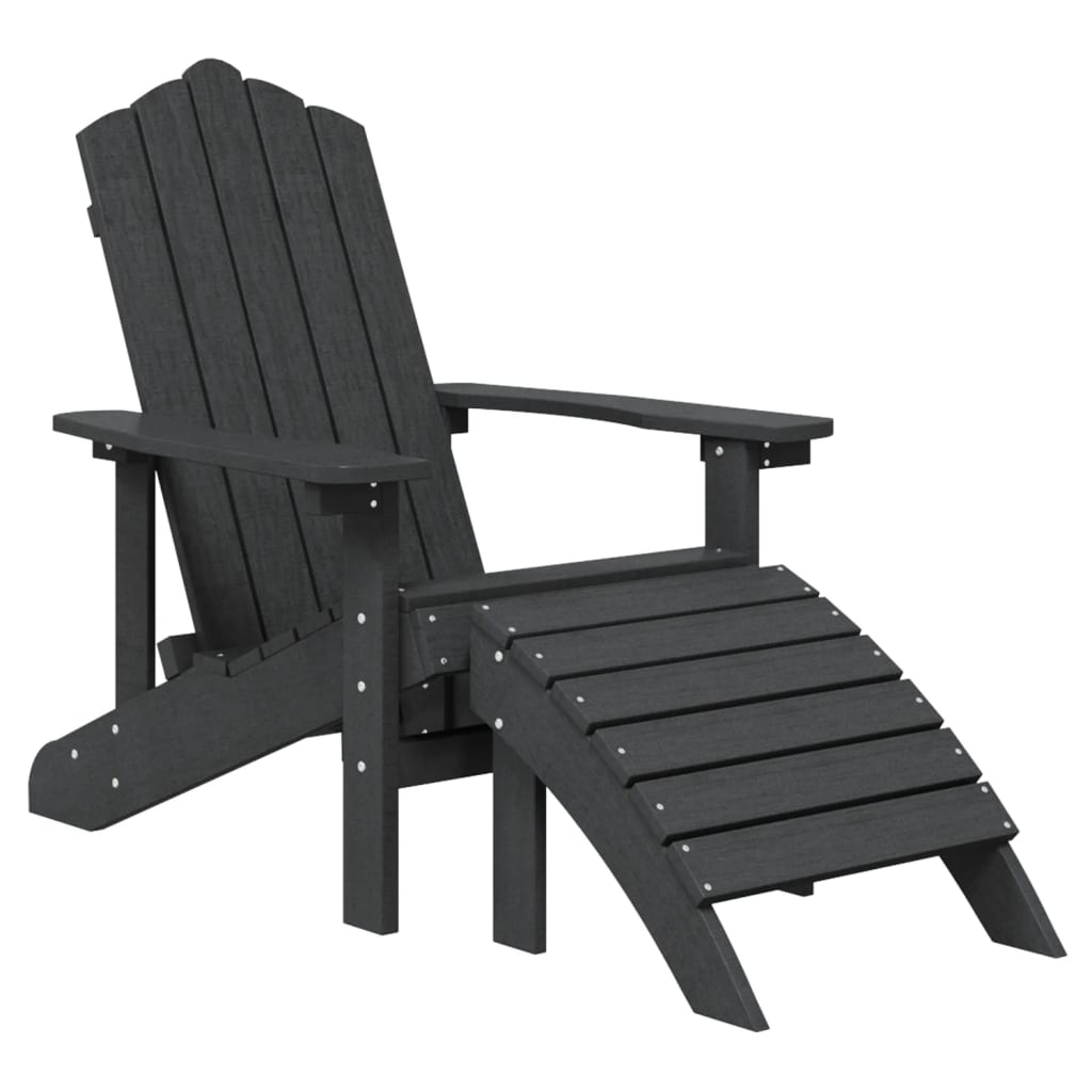 Garden Chair | Anthracite | HDPE | Standard Size | Detachable