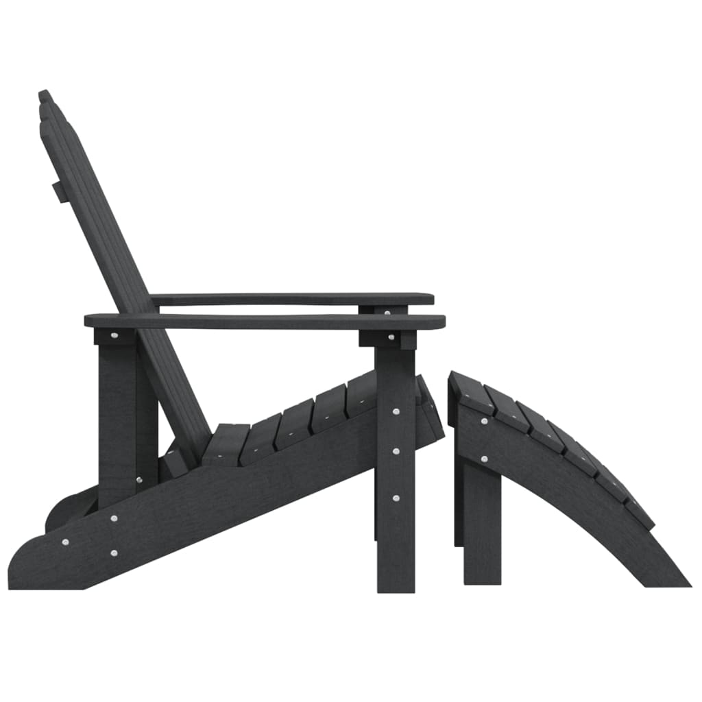 Garden Chair | Anthracite | HDPE | Standard Size | Detachable