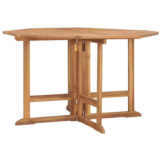 Garden Dining Table | Natural Teak | Solid Teak Wood | Compact | Foldable
