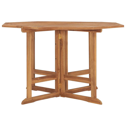 Garden Dining Table | Natural Teak | Solid Teak Wood | Compact | Foldable