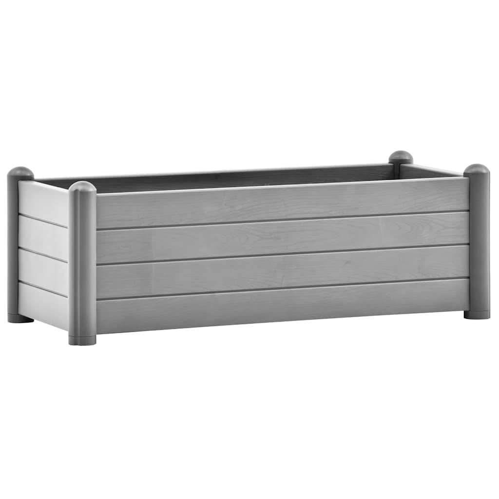 Raised Bed | Stone grey | Polypropylene | 100 x 43 x 35 cm