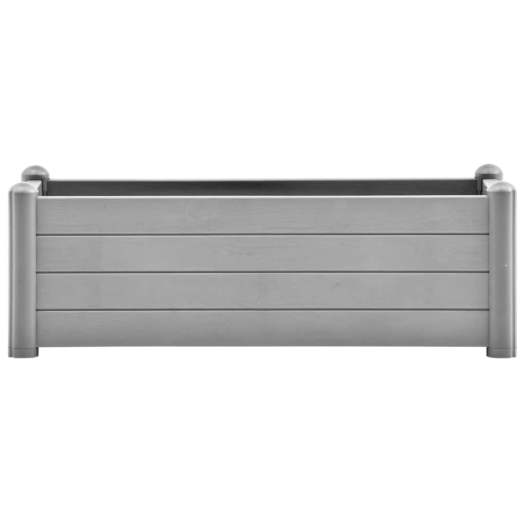 Raised Bed | Stone grey | Polypropylene | 100 x 43 x 35 cm