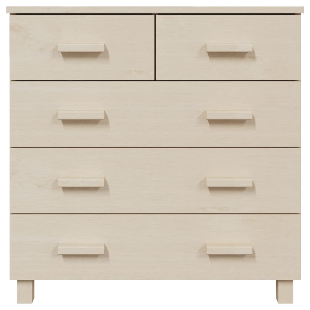 Sideboard HAMAR Honey Brown 31.1"x15.7"x31.5" Solid Wood Pine