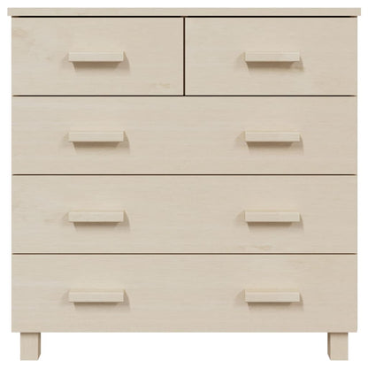 Sideboard HAMAR Honey Brown 31.1"x15.7"x31.5" Solid Wood Pine
