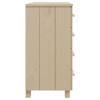 Sideboard HAMAR Honey Brown 31.1"x15.7"x31.5" Solid Wood Pine