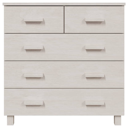 Sideboard HAMAR White 31.1"x15.7"x31.5" Solid Wood Pine