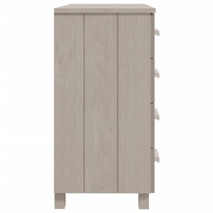 Sideboard HAMAR White 31.1"x15.7"x31.5" Solid Wood Pine
