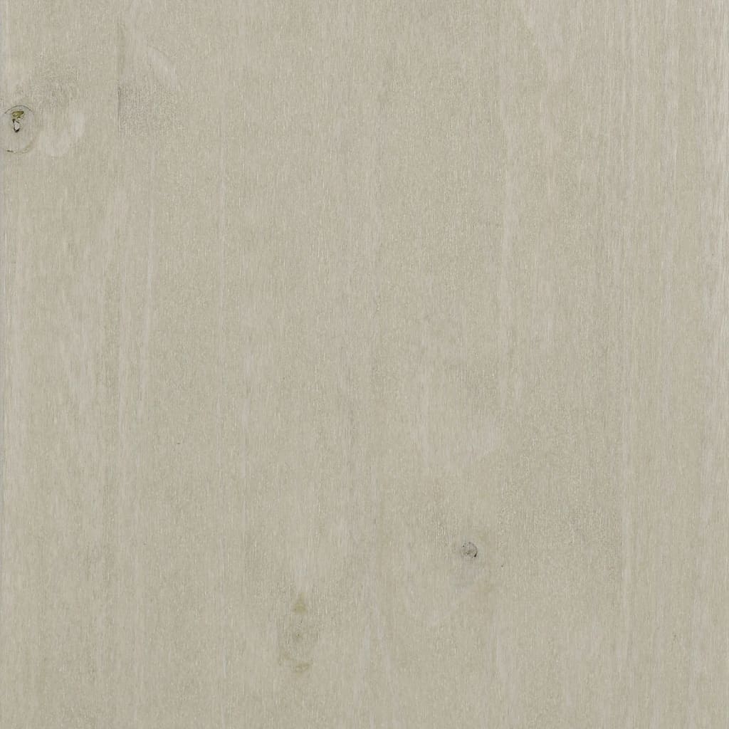 Sideboard HAMAR White 31.1"x15.7"x31.5" Solid Wood Pine