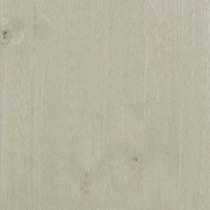 Sideboard HAMAR White 31.1"x15.7"x31.5" Solid Wood Pine